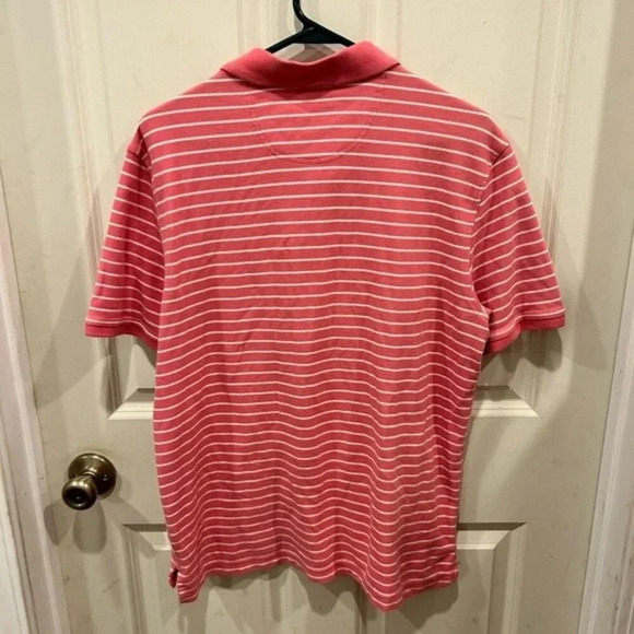 Men’s Izod Pink and White The Advantage Polo Size Large - Picture 3 of 4